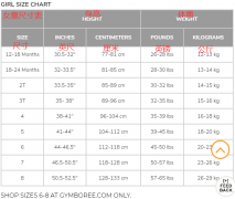 Gymboree童装海淘尺寸怎么看？Gymboree金宝贝海淘尺码对照表