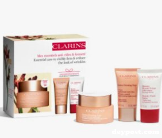 CLARINS娇韵诗价值$141Extra-Firming&Smoothing护肤套组现售价$98